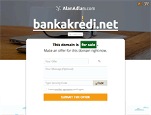 Tablet Screenshot of bankakredi.net